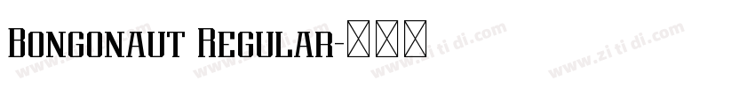 Bongonaut Regular字体转换